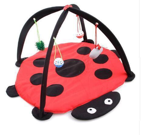 Cozycat Foldable Cartoon Cat Play Tent Hammock: The Ultimate Cat Haven - Pets Perfect