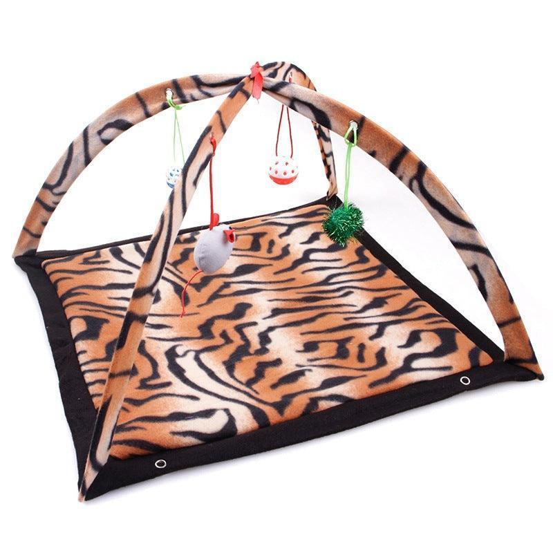 Cozycat Foldable Cartoon Cat Play Tent Hammock: The Ultimate Cat Haven - Pets Perfect