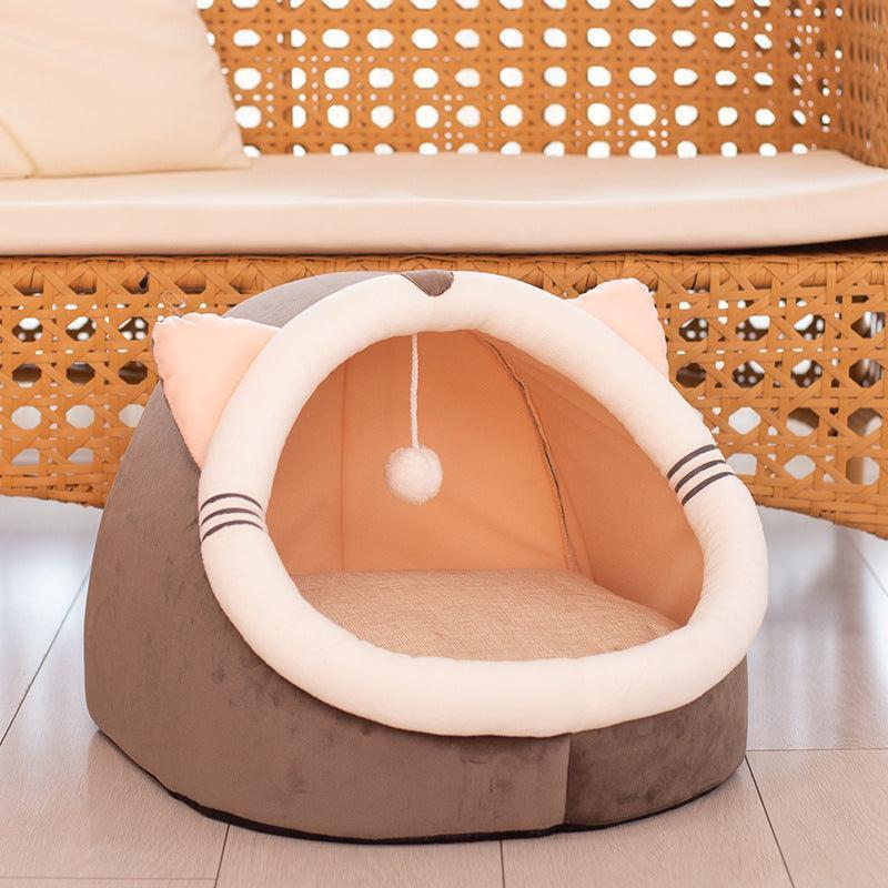 Cozycat Winter Hideaway: Warm And Stylish Cat Litter Kennel - Pets Perfect