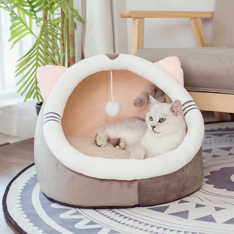 Cozycat Winter Hideaway: Warm And Stylish Cat Litter Kennel - Pets Perfect