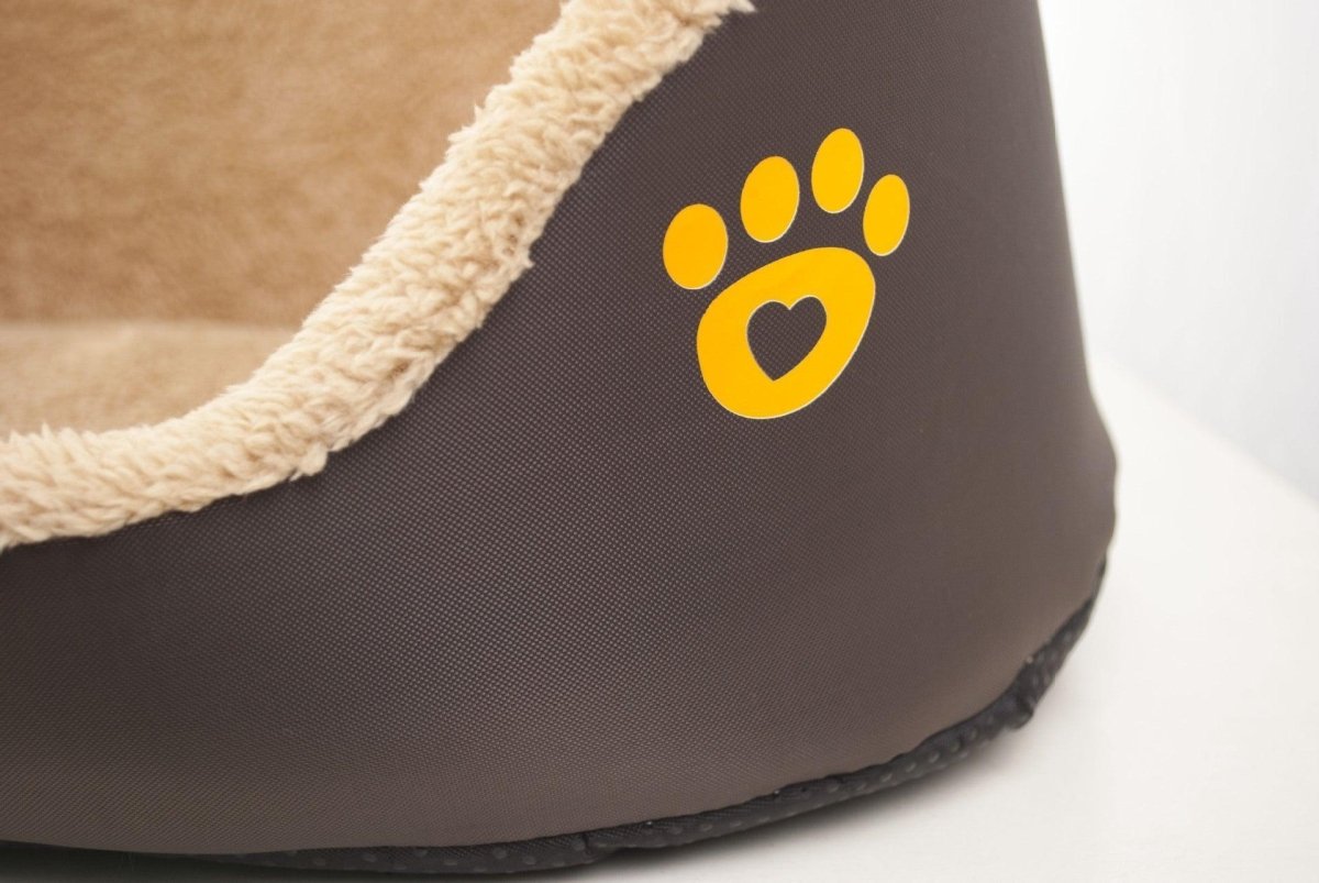 Cozypaws Plush Round Dog Bed - Luxurious Warmth For Your Furry Friend - Pets Perfect