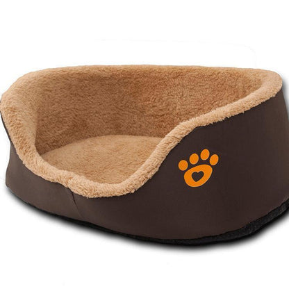 Cozypaws Plush Round Dog Bed - Luxurious Warmth For Your Furry Friend - Pets Perfect