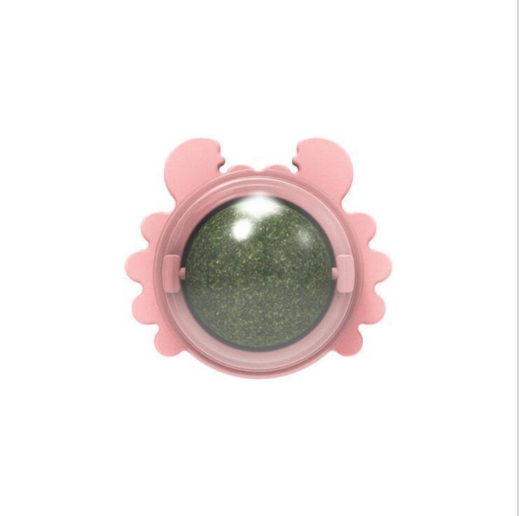 Crabnip Cat Toy: Interactive Spinning Ball For Playful Feline Molars - Pets Perfect