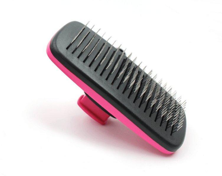 Self - Cleaning Automatic Needle Comb - Dog & Cat Hair Removal Grooming Brush - Pets Perfect