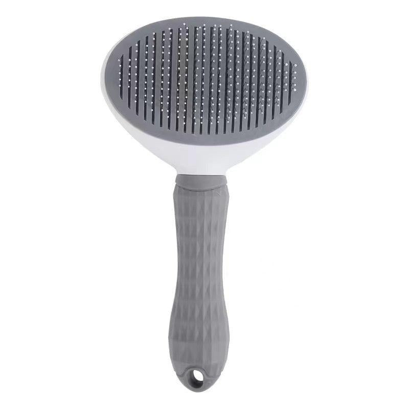 Dog Hugs Cat Self - Cleaning Cat Grooming Comb - Stainless Steel Fine Needle Comb for Cats - Pets Perfect