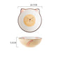 Elevated Ceramic Cat Bowl Set With Shelf - Promotes Healthy Posture And Double Feeding - Pets Perfect