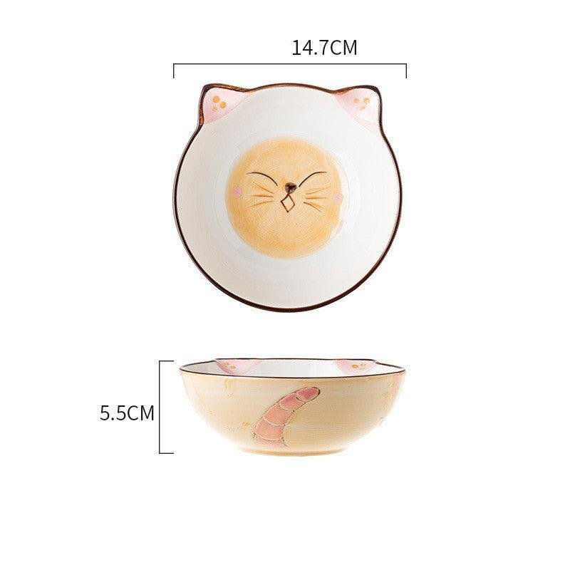 Elevated Ceramic Cat Bowl Set With Shelf - Promotes Healthy Posture And Double Feeding - Pets Perfect