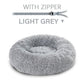 The Snugglepaws Plush Donut Pet Bed: Luxuriously Cozy Haven For Dogs And Cats - Pets Perfect