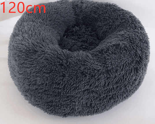 Cozy Haven: Luxurious Round Pet Bed For Winter Comfort - Pets Perfect
