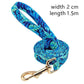 Nylon Floral Dog Walking Rope - Stylish And Sturdy Leash For Your Pup - Pets Perfect