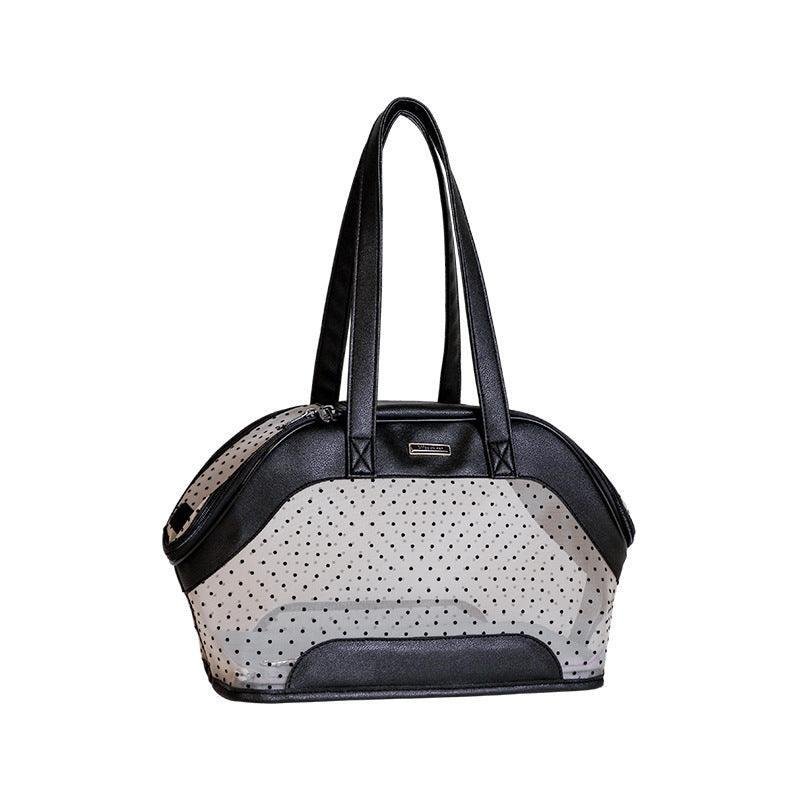 Portable Breathable Cat Travel Bag With Mesh Design - Perfect For Teddy Pomeranian Puppies And Cats - Pets Perfect