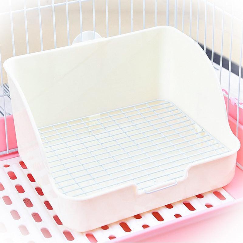 Large Heightened Square Plastic Pet Toilet - Pets Perfect