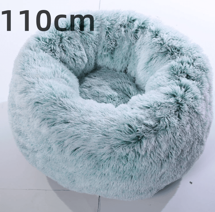 Cozy Haven: Luxurious Round Pet Bed For Winter Comfort - Pets Perfect