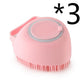 Silicone Pet Grooming Bath Brush - Massage Brush for Dogs & Cats - Pets Perfect