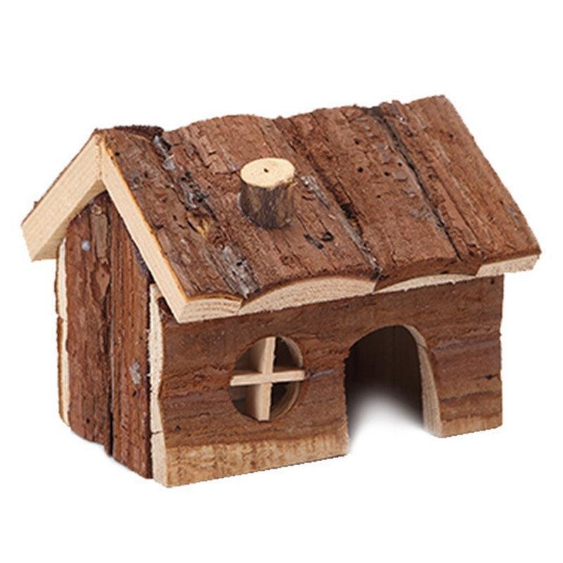 Wooden Hamster House with Multiple Levels & Ramps - Pets Perfect