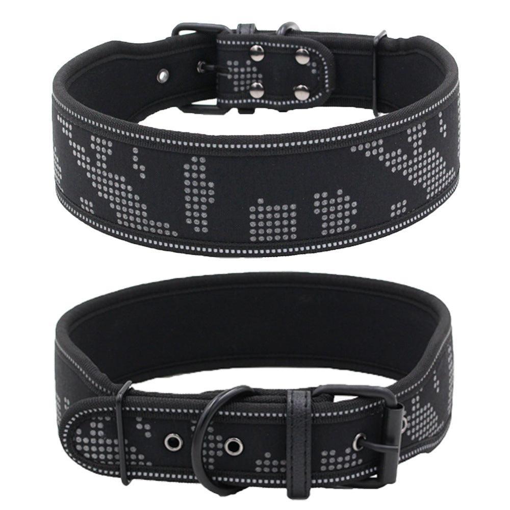 Reflective Camouflage Adventure Dog Collar - Durable Nylon Collar for Outdoor Dogs - Pets Perfect