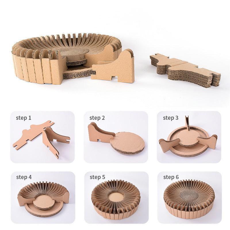 Splice Haven: Stylish Diy Corrugated Cat Scratcher - Pets Perfect