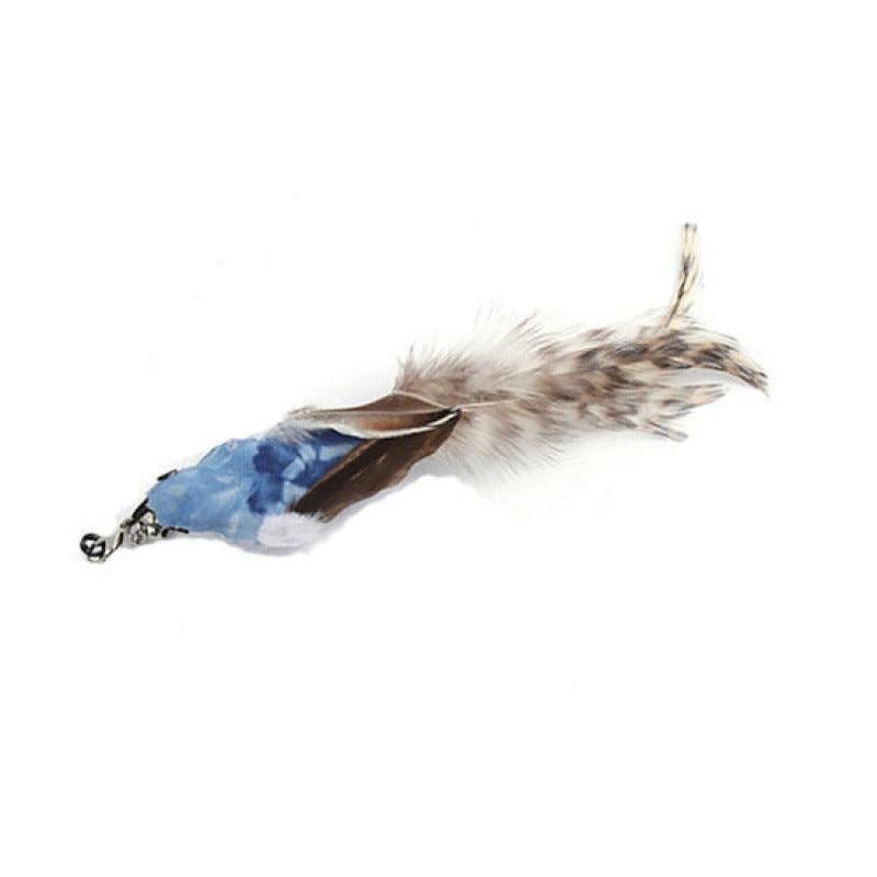 Interactive Feather Cat Teaser Stick - Endless Fun For Your Feline Friend - Pets Perfect
