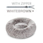 The Snugglepaws Plush Donut Pet Bed: Luxuriously Cozy Haven For Dogs And Cats - Pets Perfect