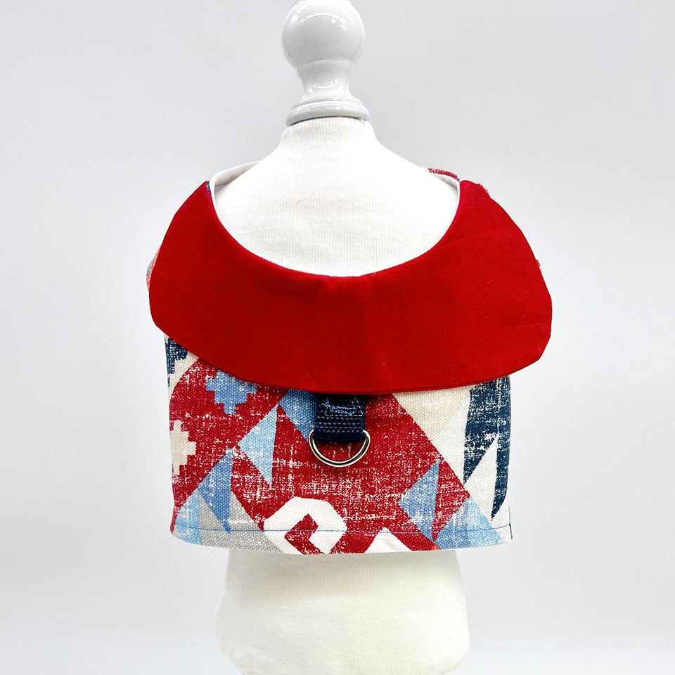 DCNY “Americana” Vest-Style Dog Harness, SM, view 3
