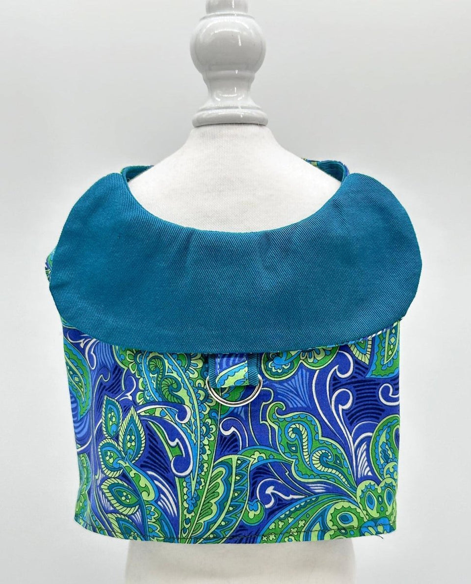 DCNY “Paisley Paws" Dog Harness Vest, SM, view 3