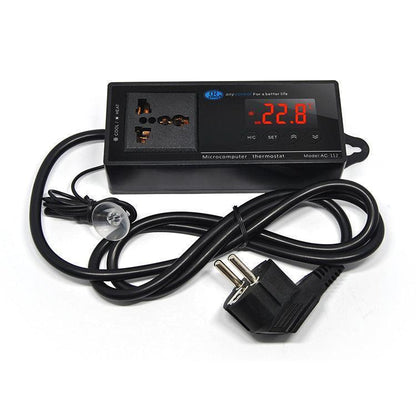 Digital Aquatic Temperature Controller - Precision Thermostat For Reptile Tanks And Fish Aquariums.