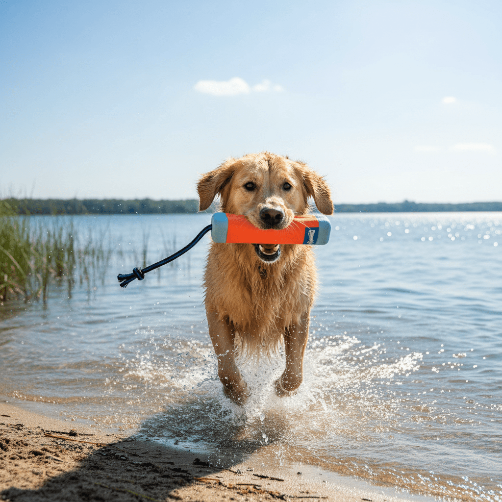 Chuckit! Amphibious Bumper Dog Toy Assorted 1ea/SM - Pets Perfect