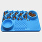 Dog Hugs Cat Silicone Licking Mat - Slow Feeder Pad for Anxiety Relief & Dental Health - Pets Perfect