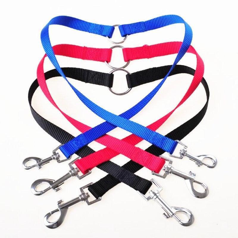 Double Trouble Dog Leash: Walk Your Puppies In Sync - Pets Perfect