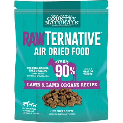 Grandma Mae's Country Naturals RawTernative Air Dried Dry Dog Food Lamb & Lamb Organs, 1 lb