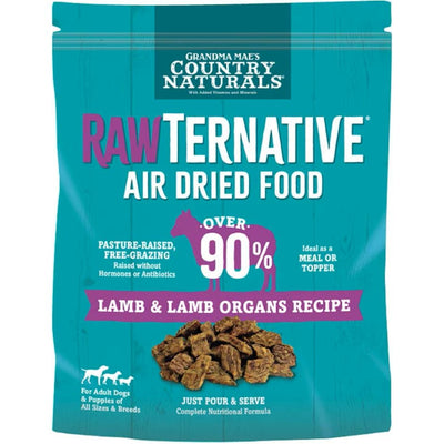 Grandma Mae's Country Naturals RawTernative Air Dried Dry Dog Food Lamb & Lamb Organs, 3 lb