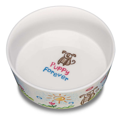 Loving Pets Dolce Moderna Bowl Puppy Forever  1ea/LG