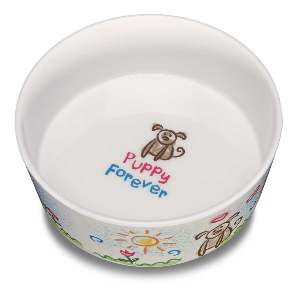 Loving Pets Dolce Moderna Bowl Puppy Forever, Large