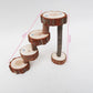 Wooden Spiral Staircase Toy for Hamsters Interactive Climbing - Pets Perfect
