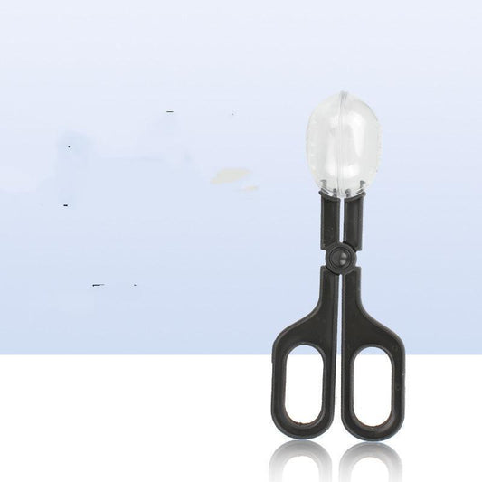 Durable Abs Insect Trap With Scissor Handle - Perfect For Small Pet Feeding And Cleaning.