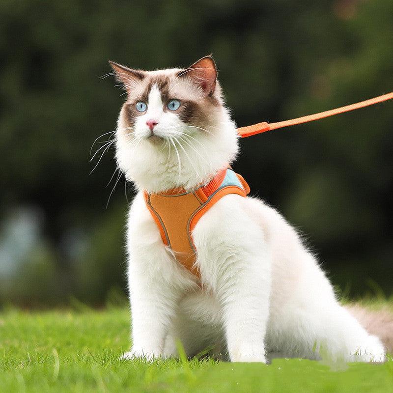Escape - Proof Reflective Cat Harness And Leash Set - Pets Perfect