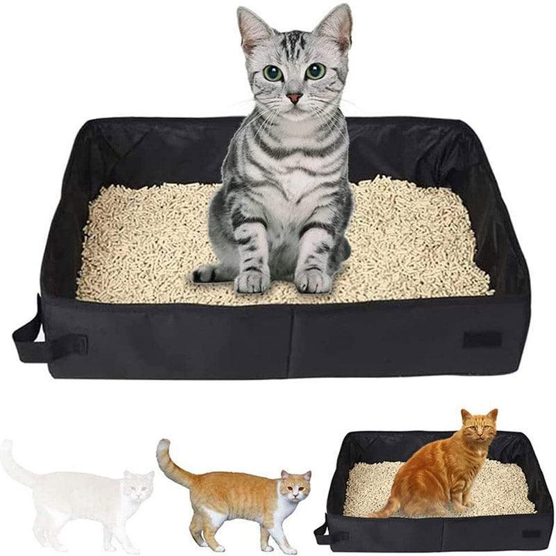 Foldable Portable Cat Litter Box: The Ultimate Travel Companion For Your Feline Friend - Pets Perfect
