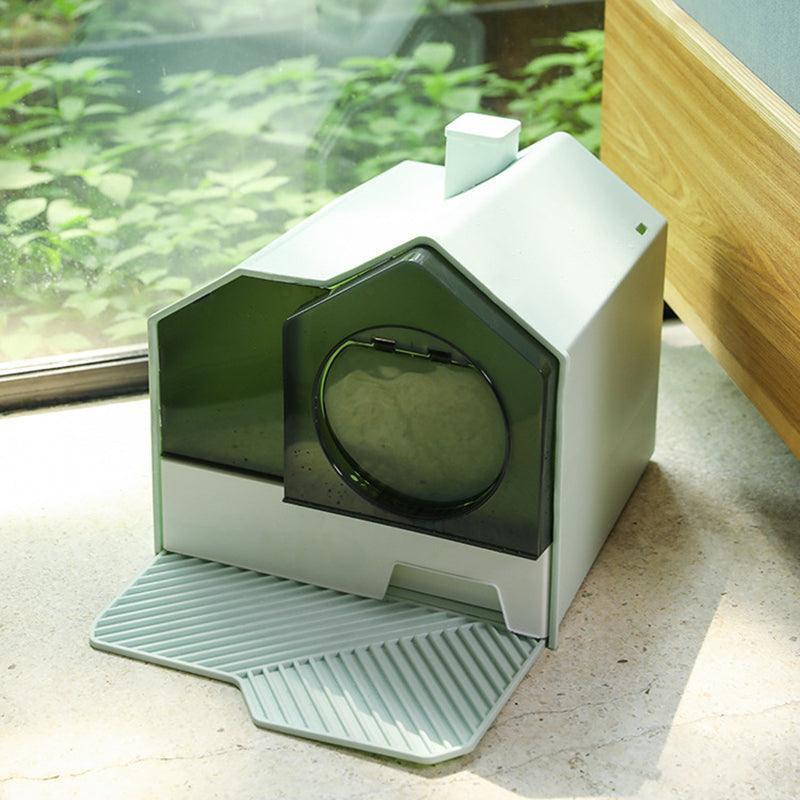 Enclosed Pet Oasis: The Ultimate Odor - Free Cat Litter Box - Pets Perfect