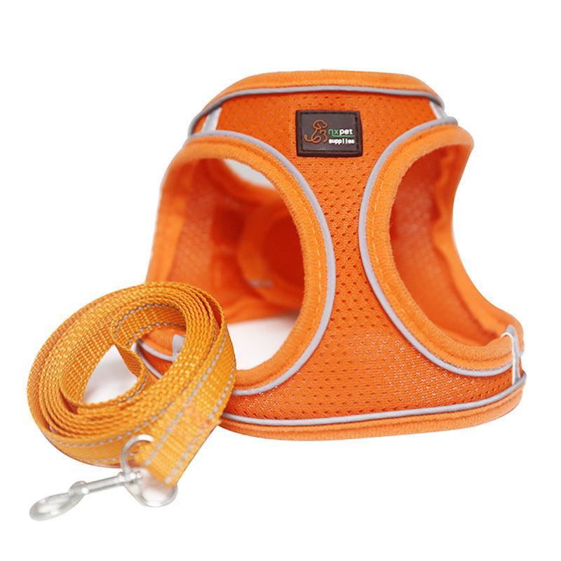 Reflective Stroke Prevention Pet Harness With Leash - Pets Perfect