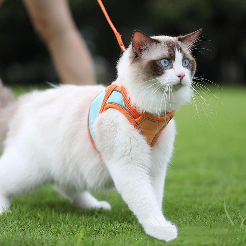 Escape - Proof Reflective Cat Harness And Leash Set - Pets Perfect