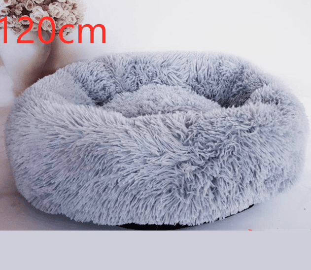 Cozy Haven: Luxurious Round Pet Bed For Winter Comfort - Pets Perfect