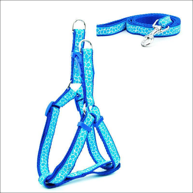 Pet Adventure Chest Strap Leash - Premium Quality Dog And Cat Walking Harness - Pets Perfect