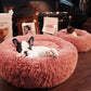 Cozy Haven: Luxurious Round Pet Bed For Winter Comfort - Pets Perfect