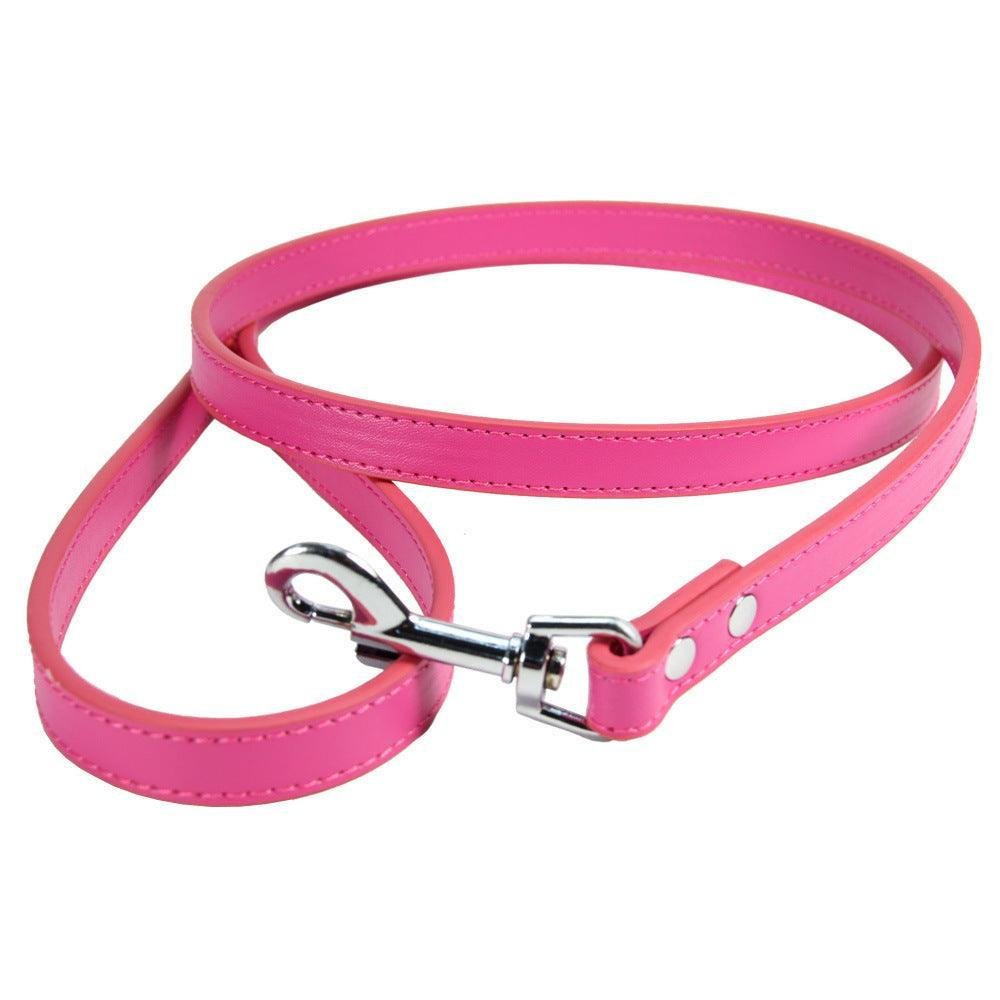 Luxury Leather Pet Leash - Stylish And Durable Cat And Dog Chain - Pets Perfect