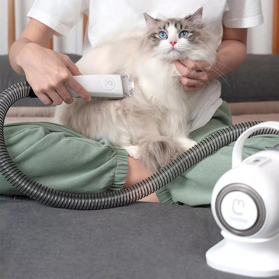 Smart Pet Grooming Clipper with Hair Sucker - Professional Shaving Tool - Pets Perfect