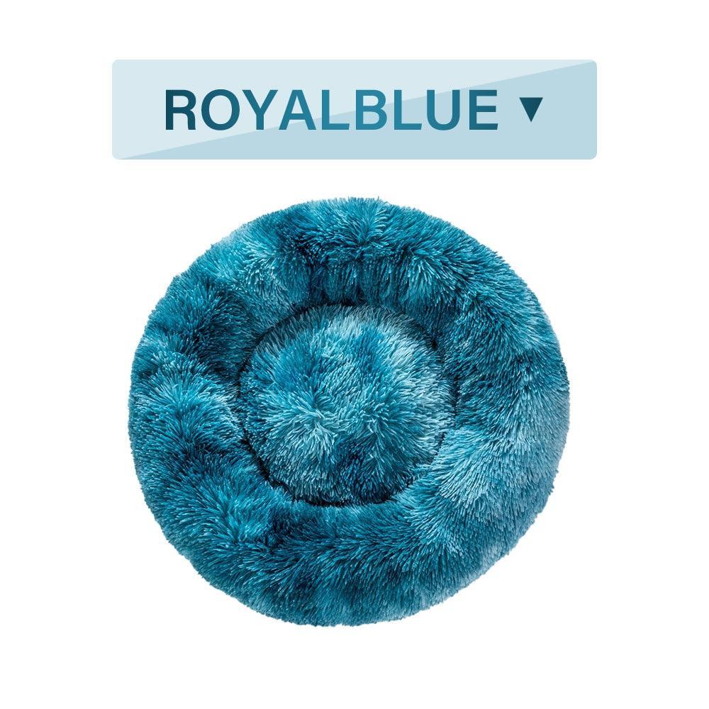 The Snugglepaws Plush Donut Pet Bed: Luxuriously Cozy Haven For Dogs And Cats - Pets Perfect