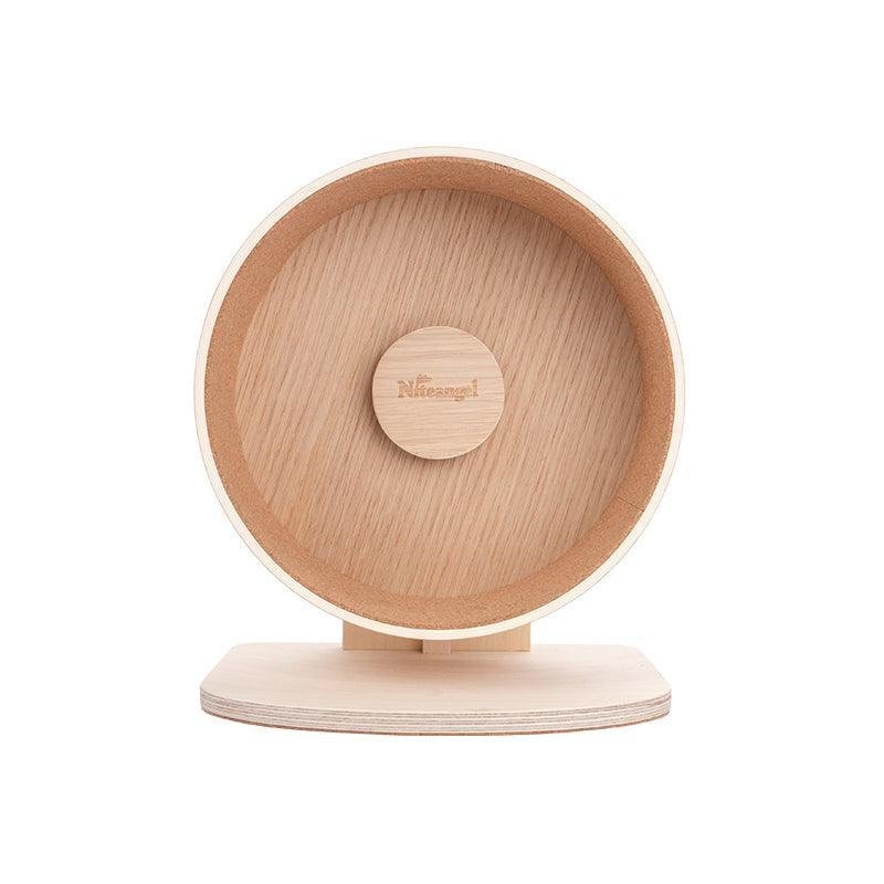 Whisper - Quiet Hamster Wheel Natural Wood Cork Pads - Pets Perfect