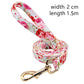 Nylon Floral Dog Walking Rope - Stylish And Sturdy Leash For Your Pup - Pets Perfect