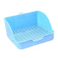 Large Heightened Square Plastic Pet Toilet - Pets Perfect