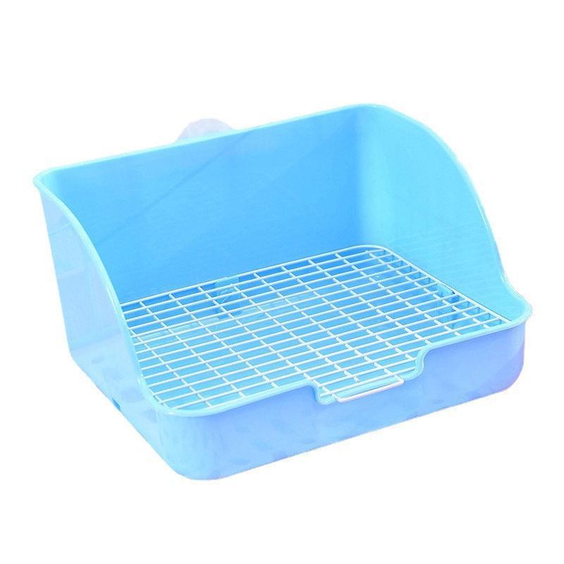 Large Heightened Square Plastic Pet Toilet - Pets Perfect